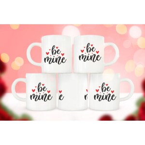 Be Mine Taza de San Valentín, Regalo de San Valentín para ella, Regalo de San Valentín para él, Taza del Día de San Valentín, Regalo de taza de San Valentín