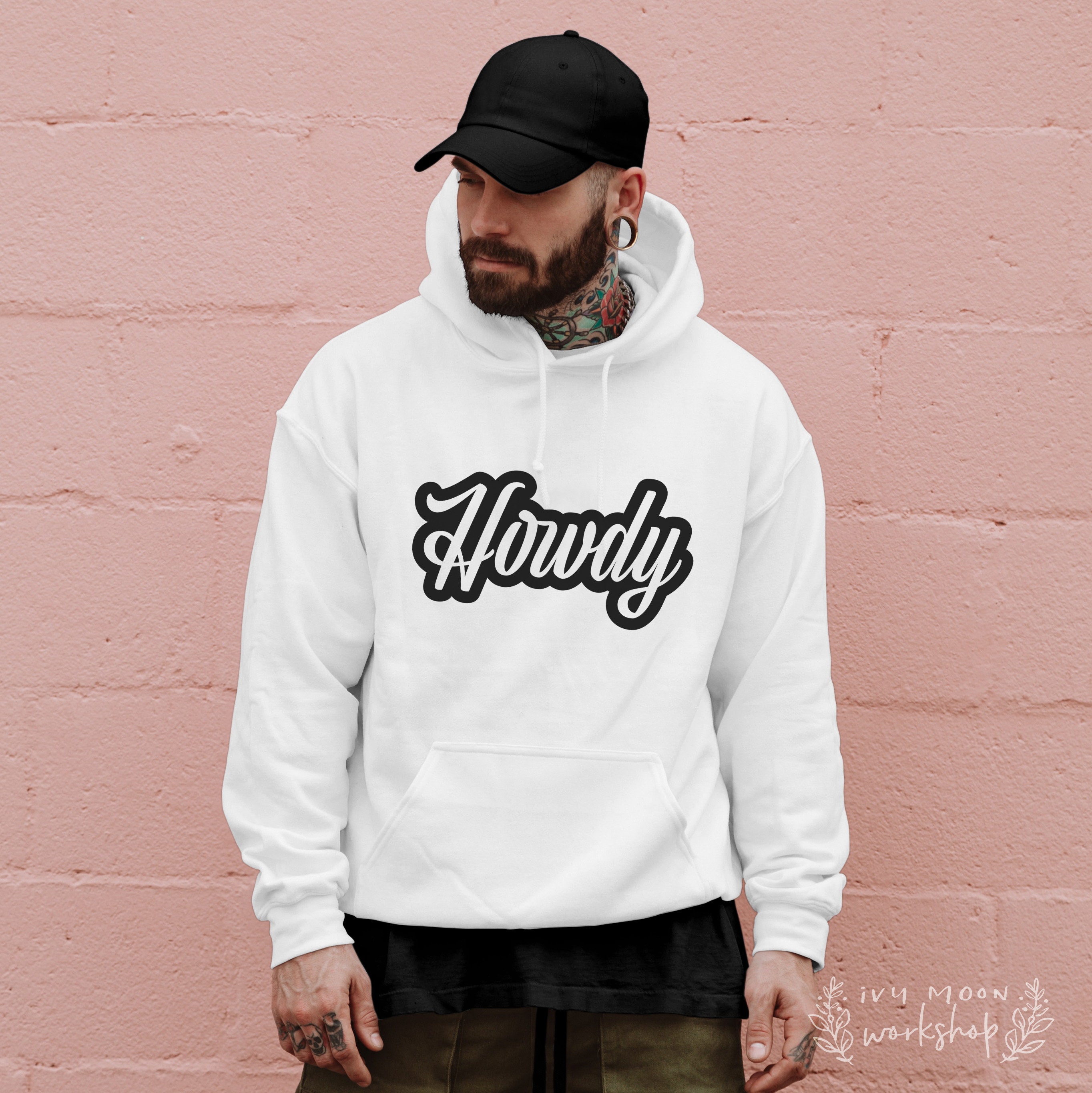 Howdy Svg Hand Lettering Typography Script Art Country Clipart Cricut ...