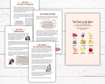 Printable Family Devotional - Fruit of the Spirit