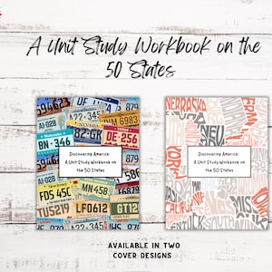 Discovering America: A Unit Study Workbook on the 50 States
