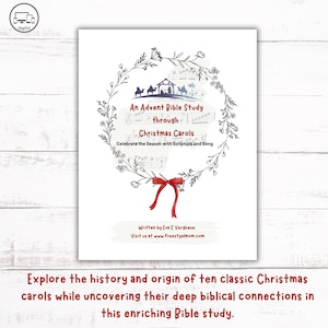 10-Day Advent Bible Study through Christmas Carols (New)