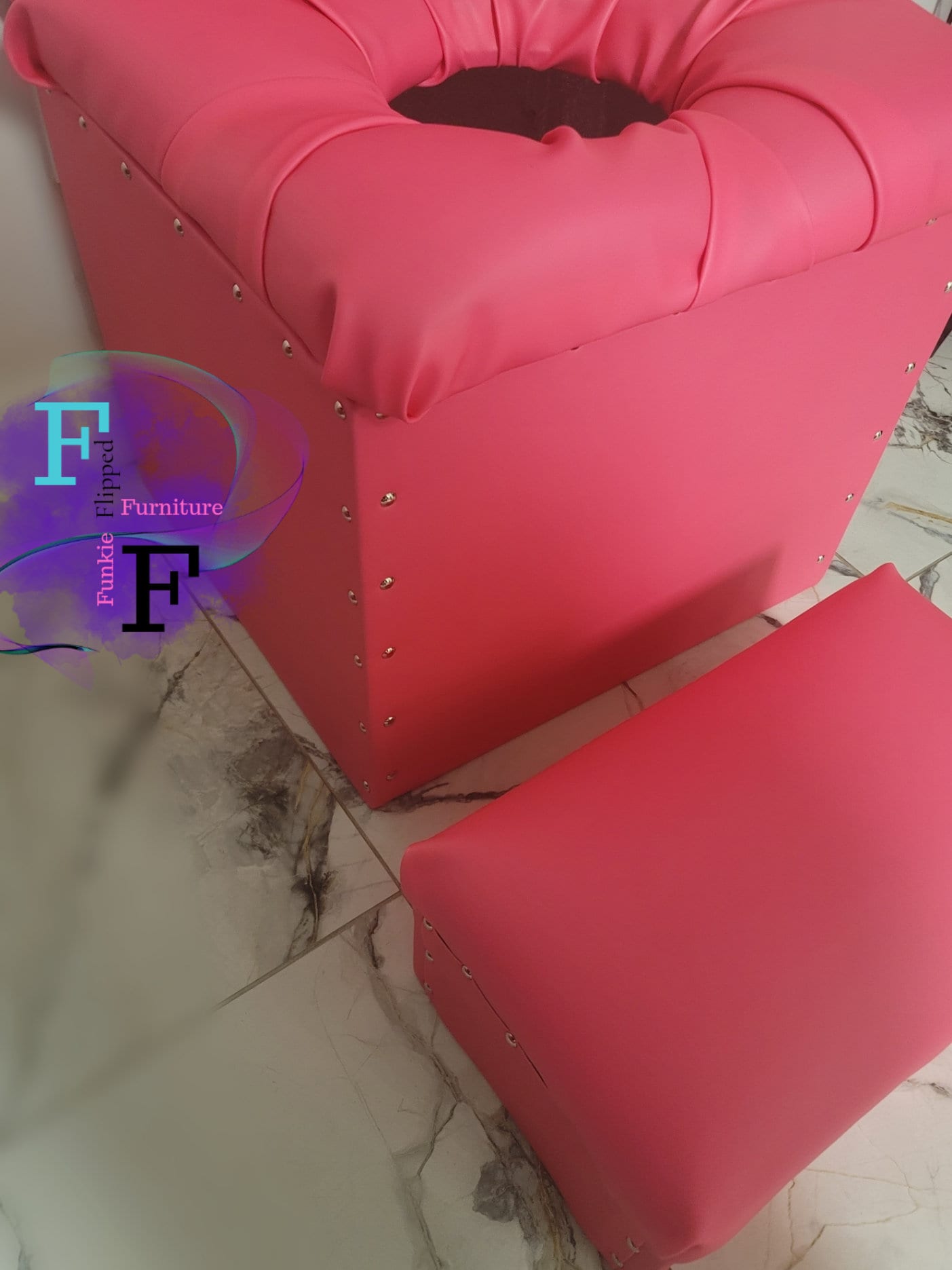 Yoni Chair With Back Rest and Foot Stool Etsy