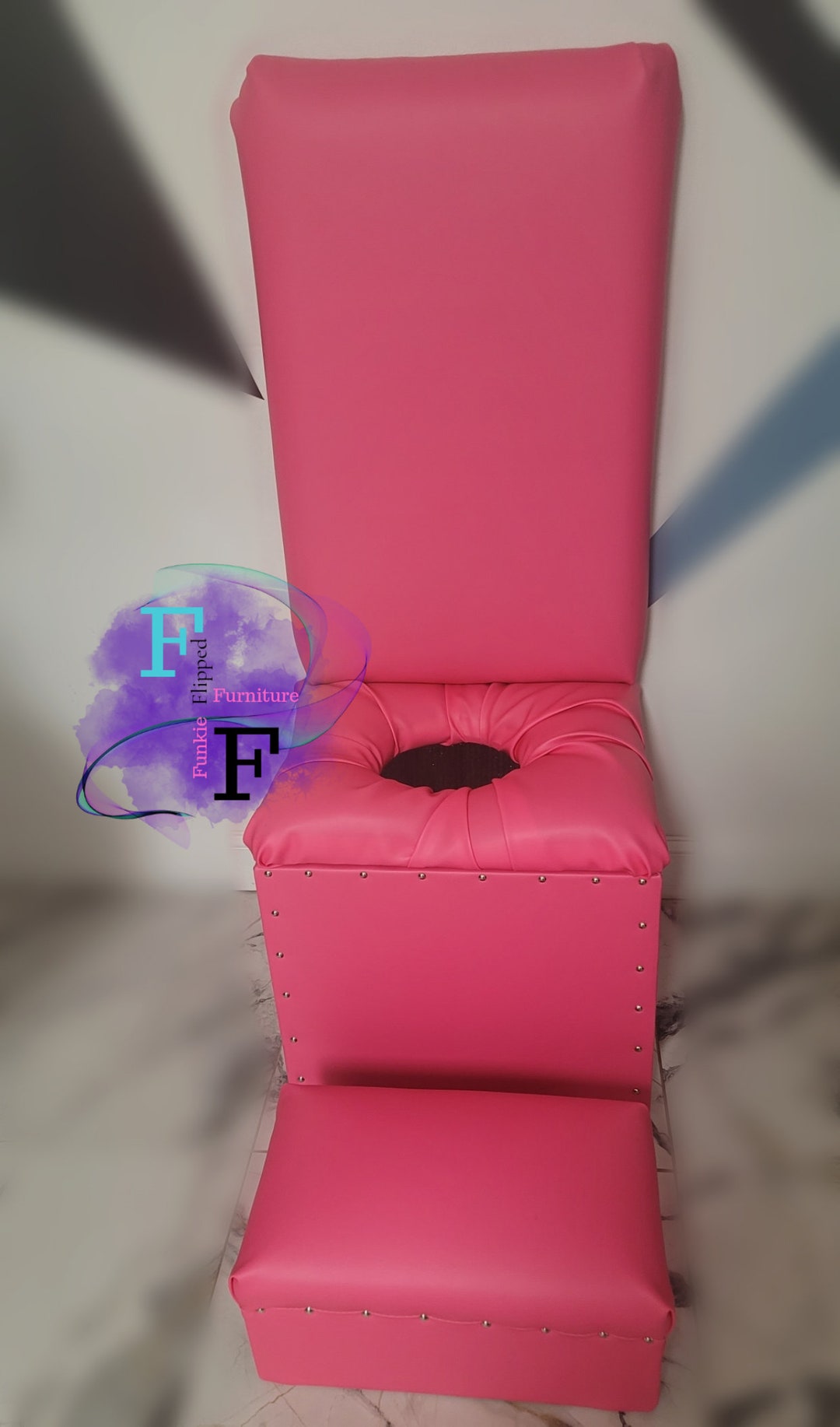 Yoni Chair With Back Rest and Foot Stool Etsy