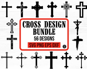 CROSS SVG BUNDLE, Instant Download, Jesus Svg, Old Rugged Cross Svg ...