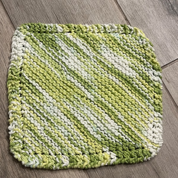 Hand Knit Dish Cloth/Washcloth