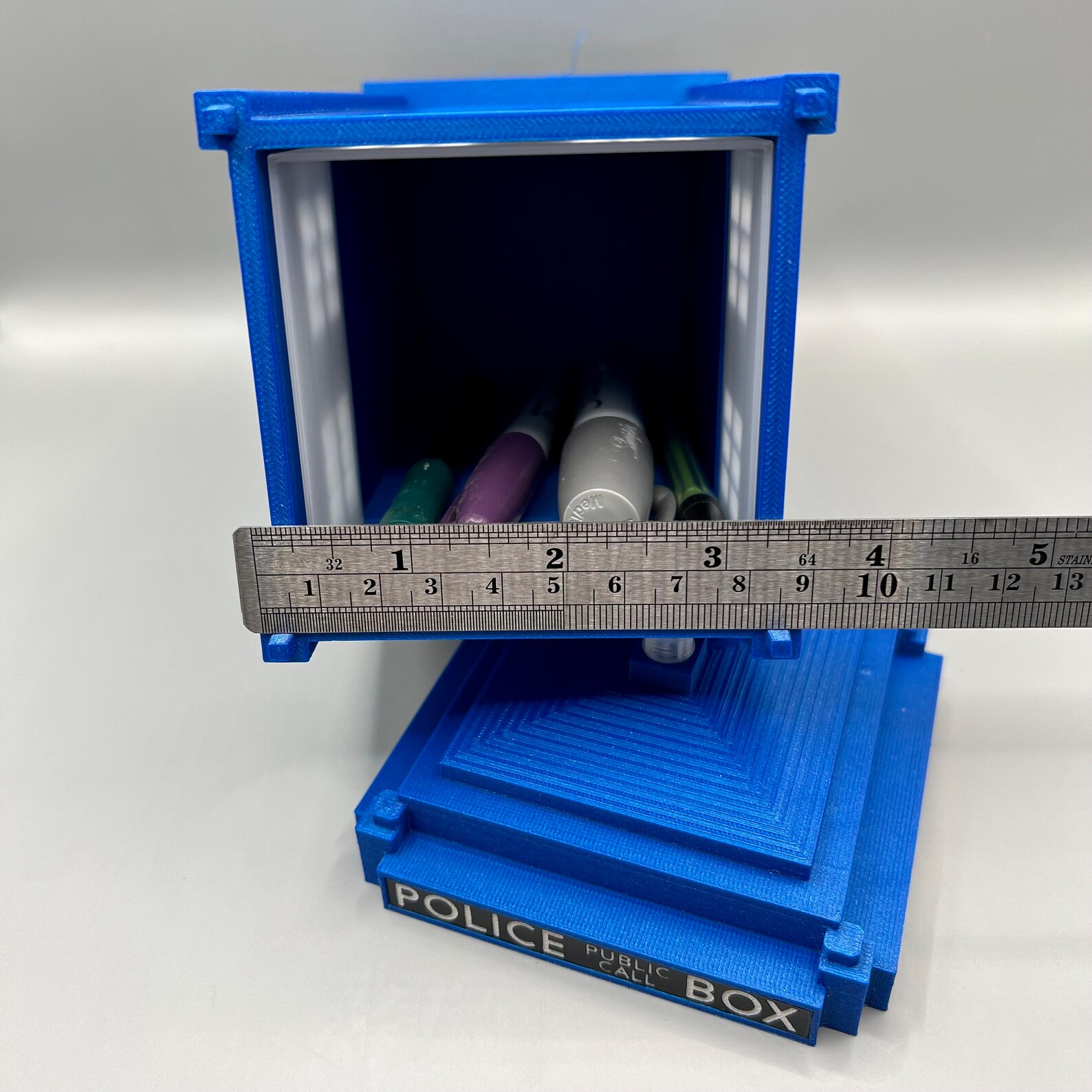 Doctor Who TARDIS Police Box Pencil Box/desktop Organizer - Etsy