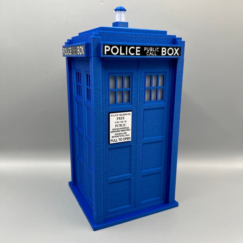 Doctor Who TARDIS Police Box Pencil Box/desktop Organizer - Etsy
