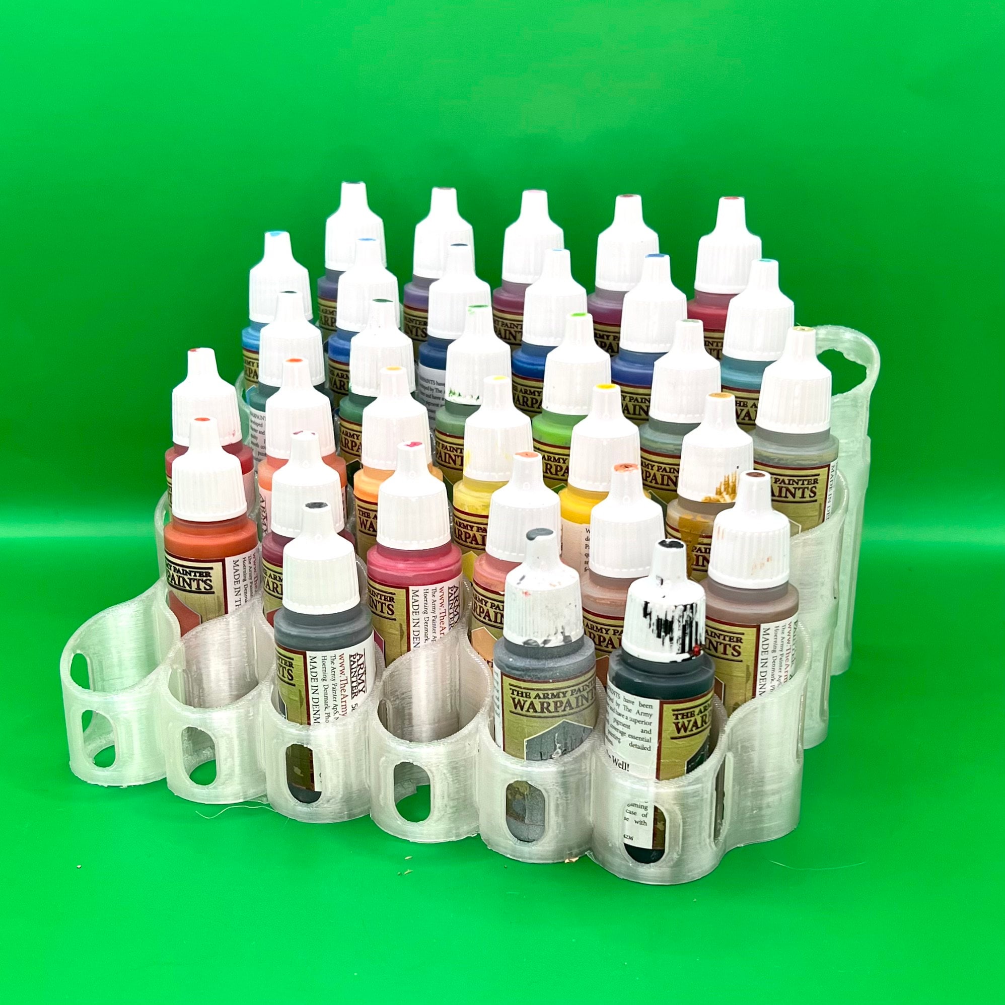 36 Bottle Paint Rack for 26mm Dropper Bottles vallejo, Army Painter ...
