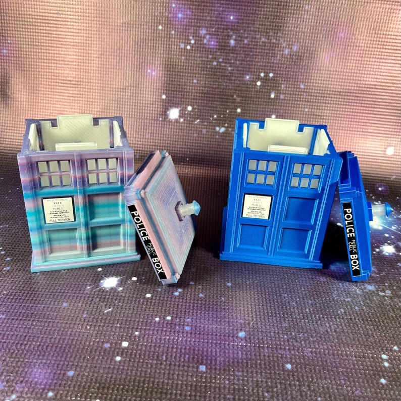 Doctor Who SD TARDIS Dice Box/storage Box - Slightly Imperfect - Etsy