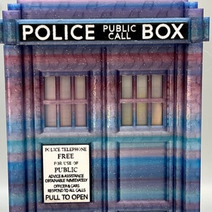 Doctor Who TARDIS, Police Box Pencil Box/desktop Organizer - Etsy