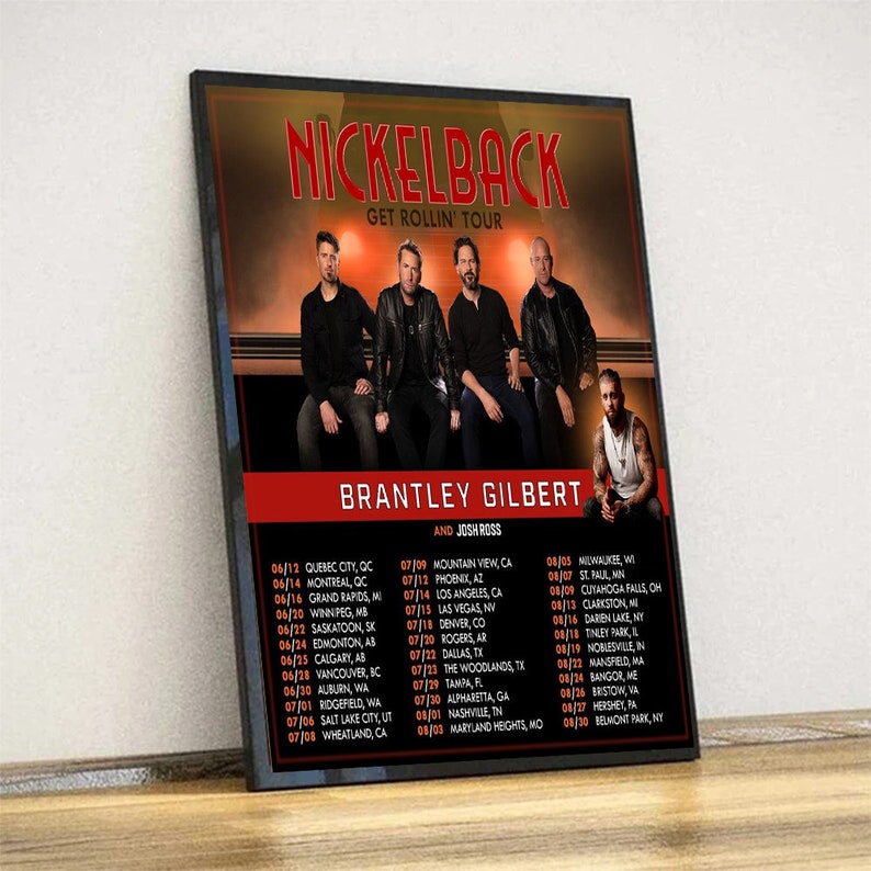 nickelback tour poster 2023