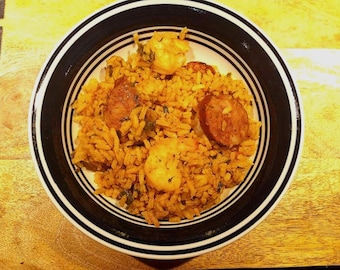 Mélange de riz jambalaya artisanal : chaleur douce ou moyenne, format familial