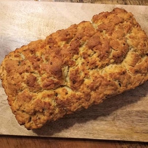 Rustic Garlic Beer Bread Mix, Hand Crafted Mix, Loaf Mix, Quick Bread Mix, One Mix, Bread Mix, No Knead