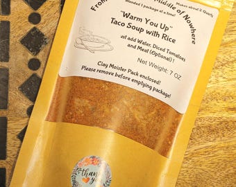 Soupe à tacos artisanale avec mélange de riz : saveur maison