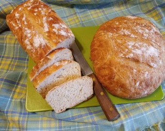 Hand Crafted Rustic Bread Mix: No Knead Yeast Loaf