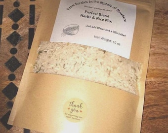 Hand Crafted Herb Rice Mix: Savory Side Dish Blend