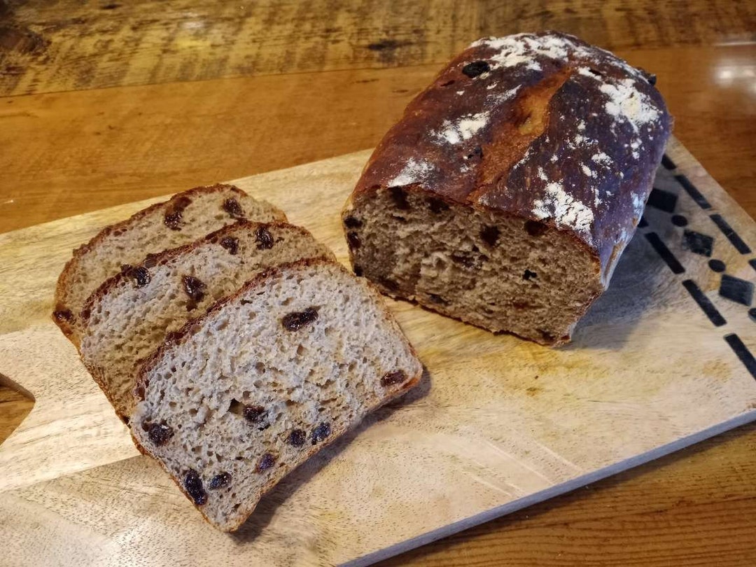 Rustic Cinnamon Raisin Bread Mix, Hand Crafted Mix, Rolls Mix, Loaf Mix