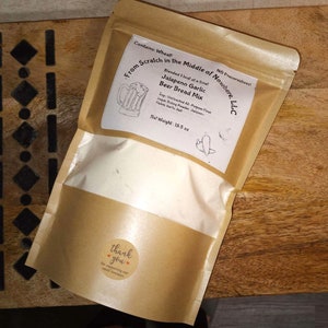Rustic Jalapeno Garlic Beer Bread Mix, Hand Crafted Mix, Loaf Mix, Quick Bread Mix, One Mix, Bread Mix, No Knead