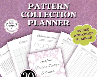 Mustersammlung Planer Workbook: Oberflächengestaltung (druckbare PDF)