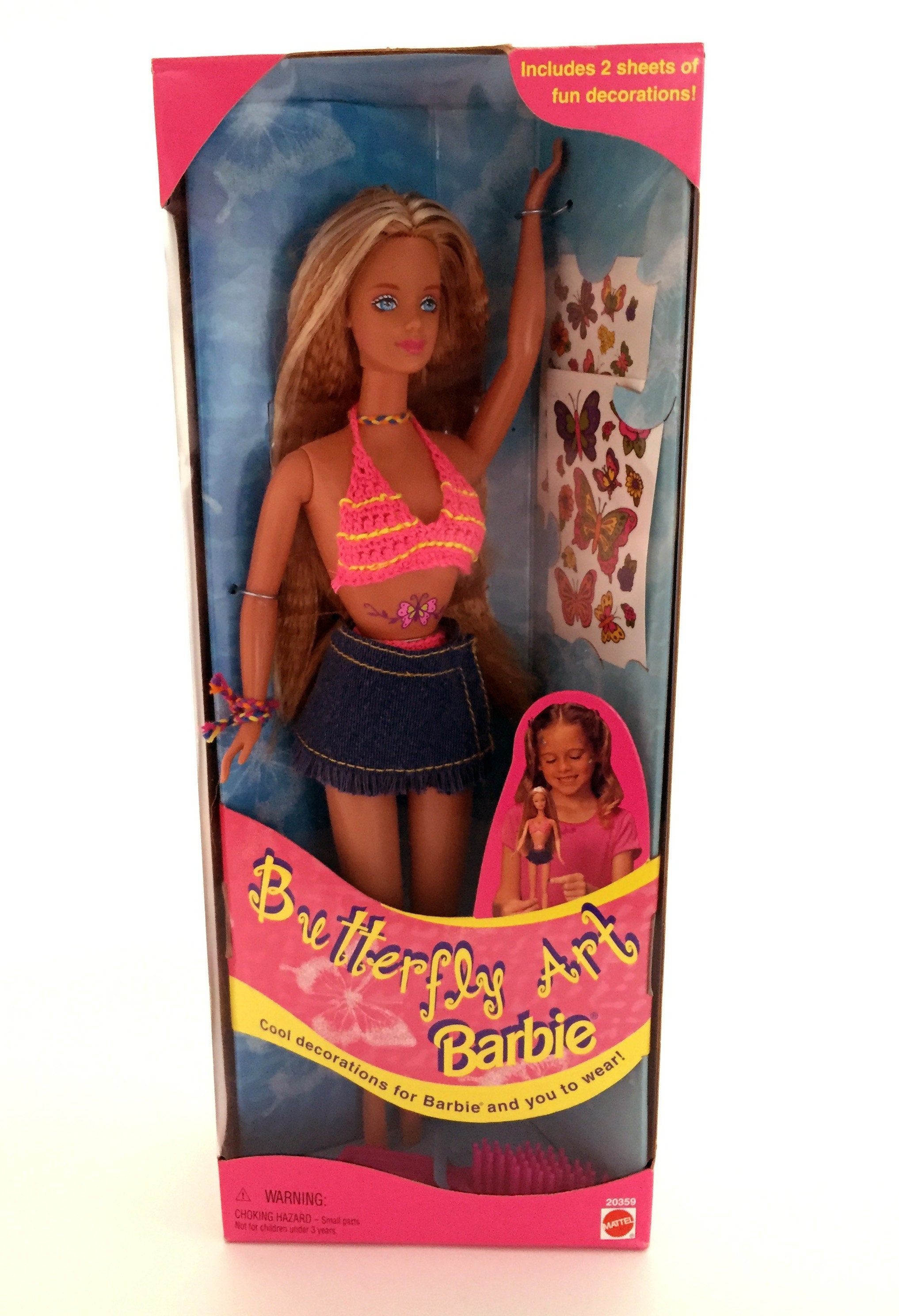 Butterfly Art Barbie by Mattel NIB - Etsy Butterfly Art Barbie by Mattel NIB - Etsy