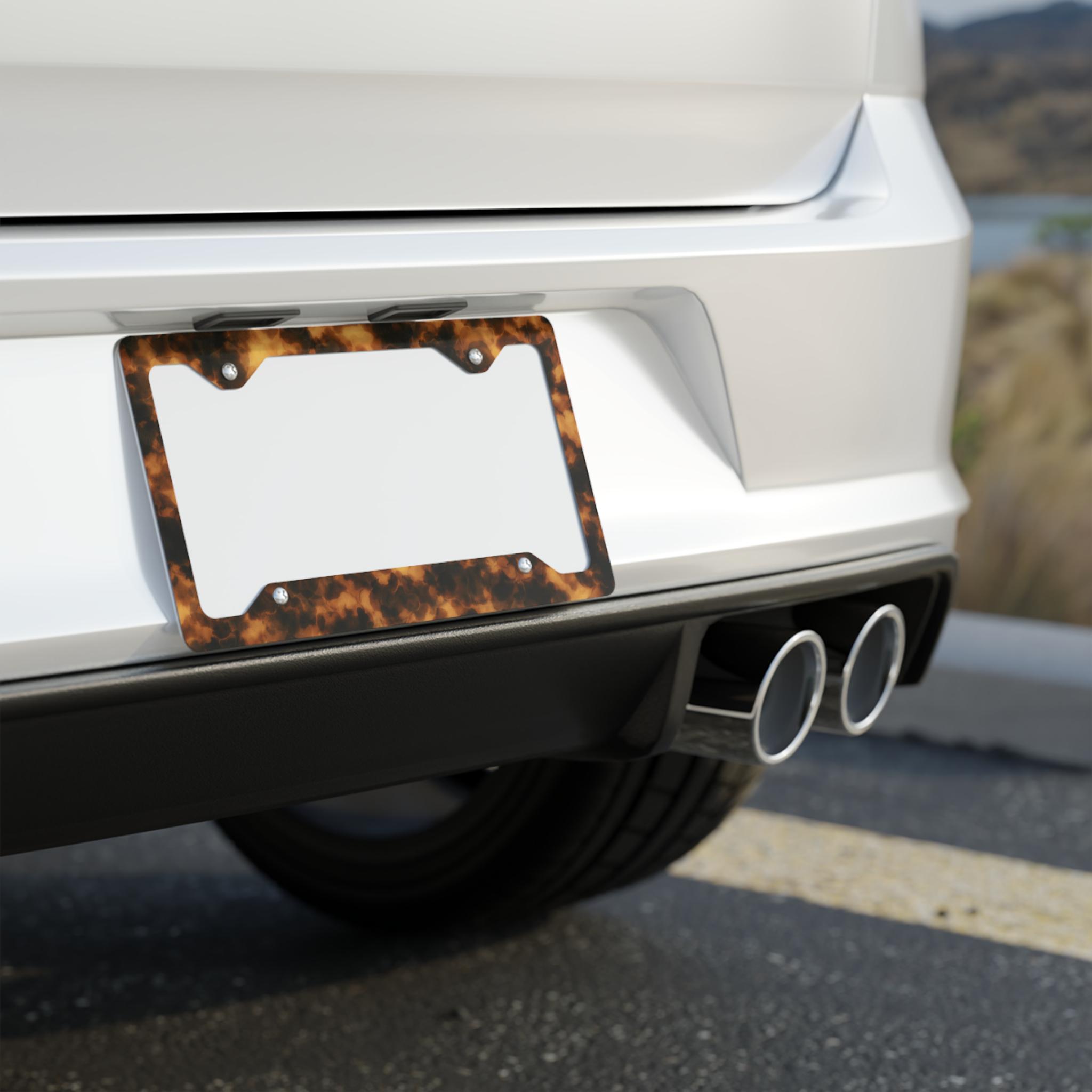 Tortoise Shell License Plate Frame - Etsy