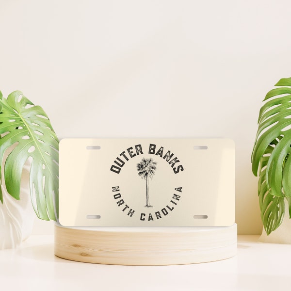 Nc Front License Plate Etsy