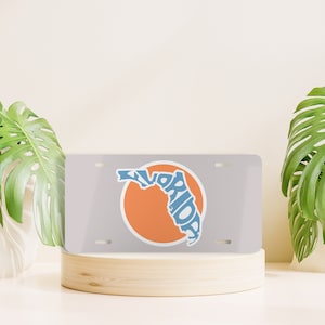 Florida License Plate, Florida Vacation, FL Front License Plate, State License Plate, Vanity License Plate, Cute Car Accessory