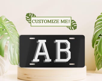 Custom Aluminum License Plate Personalized Custom License Plate - Add Your Own Text Or Picture, Aluminum, Gloss Finish Custom License Plate Personalized - Foto 8