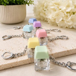 Fidget Pastel Mechanical Keyboard Keychain (single)