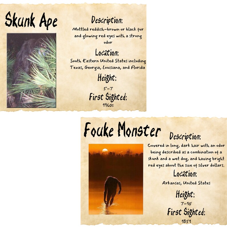 Bigfoot Calendar, 2024 Bigfoot Calendar, Sasquatch Calendar, Yowie
