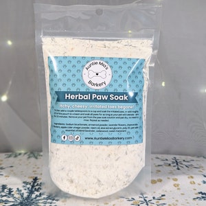 Herbal Paw Soak | Cleansing and Soothing Paw Soak | Natural Salts and Oils | Soak for Stinky Freeto Toes | Dog Tea Bath