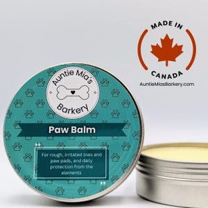 Paw Balm | Moisturizing and Softening Paw Balm | Natural Butters and Oils | Lick-safe and pet approved | 2.8oz | Paw Lotion Wax