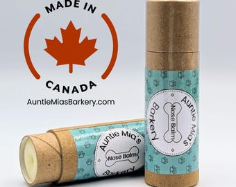 Bálsamo Nasal para Cães | Bálsamo Nasal Hidratante e Suavizante | Manteigas e Óleos Naturais | Seguro para lamber e aprovado por animais de estimação | 10g | Loção Cera Nasal