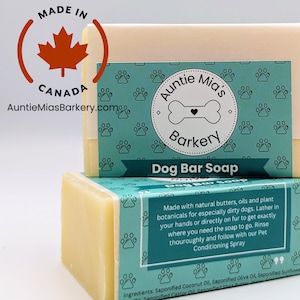 Dog Shampoo Bar | Natural Soap for Dogs | Skincare for Dogs | Essential Oil Soap | 150g 5oz bar | S-paw Time