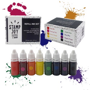 Stamp Enjoy - Self-Ink Flash Stamp Set, Multicolor Teacher Stamps, Office Stationery Stamps, Pre-Inked, and Premium Ink Refill image 10