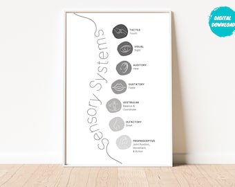 8 Senses Poster: Sensory Support Strategies Visual (PDF & JPEG) - Etsy UK
