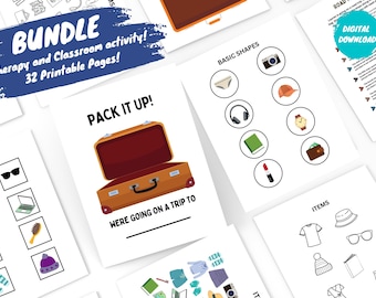 OT Speech Therapy Activity: Fine Motor Skills, Scissor Practice (Digital Download)