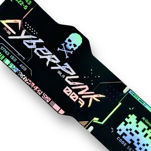 Black Cyberpunk Sci Fi Futuristic Holographic PC Sticker 007 - Etsy