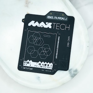 Autocollant en vinyle Cyberpunk MaxTech Performance System Kit | Décalcomanie technique premium MAC-662 | Ordinateur portable, gaming, voiture, science-fiction, futuriste, extérieur