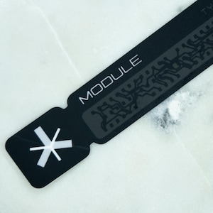 Module d'autocollants en vinyle Cyberpunk de type A WMI | Sticker technique premium pour circuit imprimé | Sticker science-fiction futuriste, ordinateur portable, gaming, voiture, extérieur, bouteille