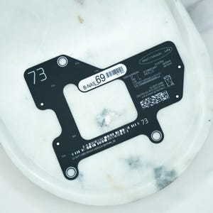 Cyberpunk Frame Vinyl Sticker: Sci-Fi Gaming Dystopian Tech Decal