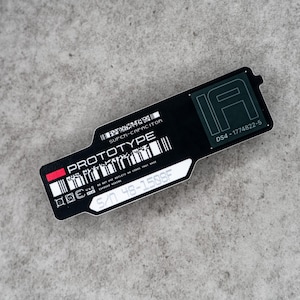 Cyberpunk Vinyl Sticker: Super-Capacitor - UV-Protected, Glossy/Matte (1.9x5.5")