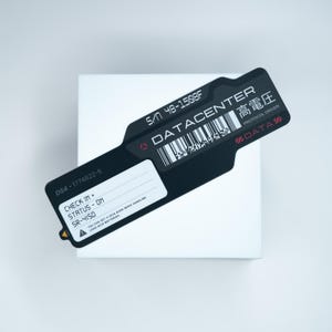 Cyberpunk Datacenter Vinyl Sticker: Sci-Fi Gaming Dystopian Tech Decal