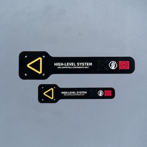 Cyberpunk Sticker Pack, High-Level System Tag 2-Pack Decal Set