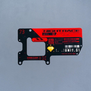 Cyberpunk Sticker, Night Race Unit 01 I/O Decal