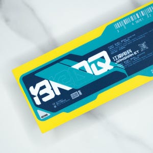 Cyberpunk Vinyl Sticker: Neon Sci-Fi Gaming Dystopian Tech Decal, UV-Protected, Glossy/Matte