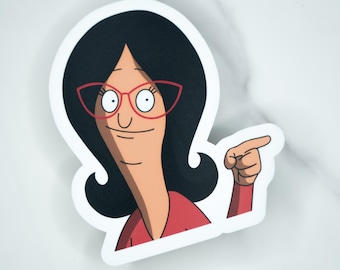 Linda Vinyl Sticker: Fan Art Decal, UV-Protected, Glossy/Matte Decal (3.4x3.9”)