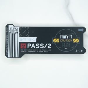 Cyberpunk Sticker, Super-Capacitor Pass 2 Panel Vinyl Decal
