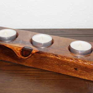 Candleholder, Tea Light Candlholder, Wood Candleholder, Wooden Tea Light Candleholder, Tea Lights Candle, Gift for Her, Home Decor