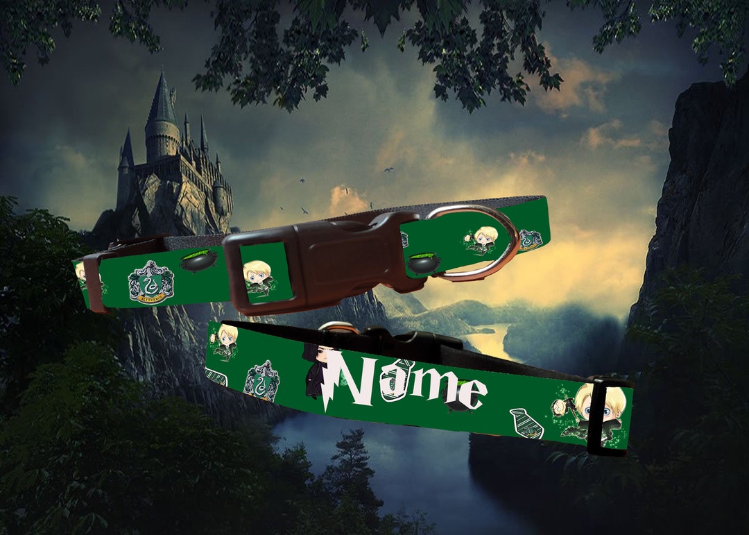 Slytherin Harry Potter Hogwarts Personalized Custom Pet Dog Etsy